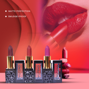 WUTEND Matte Finish Creamy Pigmented Trending Vibrant Shade Lipstick (Fuscia Pink Shade, Cherry Blossom, Coffee Nut, Nude Pink, Wine Red, Date Maroon)) Combo of 6 Shades