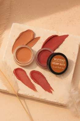 WUTEND 2-in-1 Blush Tint Set – Peach & Nude Shades | Soft Glow, Smooth Blend & Everyday Natural Look