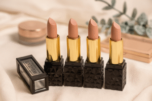 WUTEND Peach Lipstick Quad | Pack of 4 | Velvety Matte, Non-Drying & All-Day Wear Soft Peach Tones