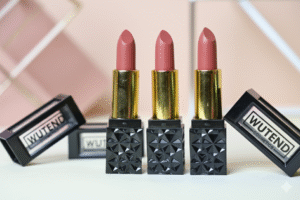 WUTEND Nude Pink Lipstick Pack of 3 | Soft Matte, Long-Lasting & Smudge-Proof | Everyday Natural Pink Nude Shades