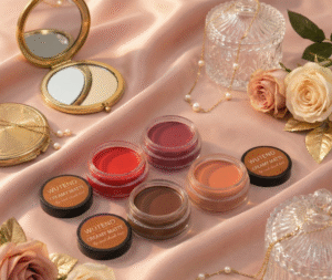 WUTEND Natural Tint Combo Set (Pack of 4) | Red, Peach, Coffee & Dark Pink Shades | Smudge-Proof, Lightweight & Long-Wear Lip & Cheek Stain | Travel Friendly Makeup Set