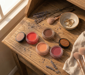 WUTEND 4-in-1 Lip & Cheek Tint Set | Bold Red, Soft Peach, Coffee & Dark Pink | Ultra Pigmented, Lightweight & Hydrating Long-Lasting Makeup Combo for All Skin Tones