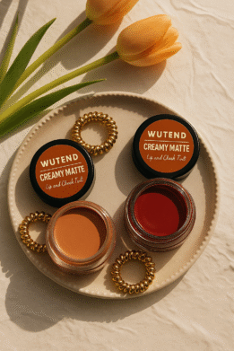 WUTEND Peach & Nude Cheek Tint Duo | Buildable Color, Non-Sticky Formula & Fresh Flush Effect