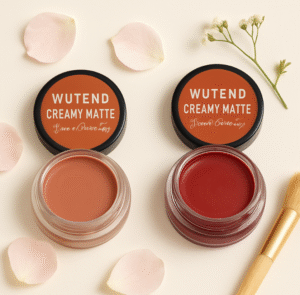 WUTEND 2-in-1 Blush Tint Set – Peach & Nude Shades | Soft Glow, Smooth Blend & Everyday Natural Look