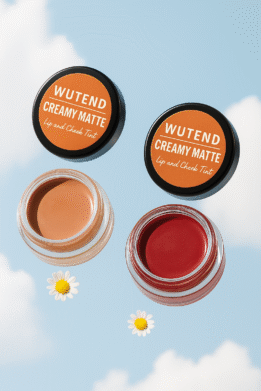 WUTEND Nude Blush & Peach Cheek Tint Duo | Buildable Color, Non-Sticky Formula & Fresh Flush Effect