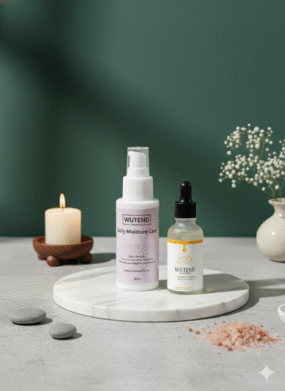 WUTEND Moisturiser & Serum Combo (Pack of 2) | Deep Hydration, Skin Repair & Natural Glow