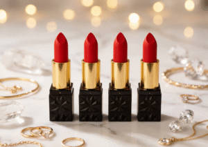 WUTEND Crimson Red Lipstick Set | Pack of 4 Bold Red Tones