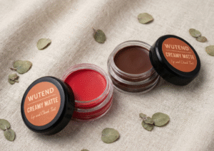 WUTEND Red & Coffee Lip & Cheek Tint Combo | Buildable Color, Non-Sticky Formula & Soft Matte Look
