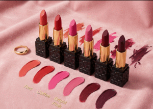 WUTEND Multi-Color Lipstick Set of 6 | 2 Red + 2 Pink + 2 Maroon | Rich Pigment, Smooth Finish