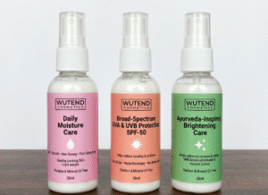 WUTEND Skin Care Combo – Skin Whitening Cream & Moisturizer Sunscreen SPF 50+ | No Mineral Oil, Paraben & SLS Free | 100% Vegan with Aloe Vera, Vitamin E & C | Instant Glow