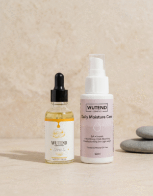 WUTEND Vitamin C Serum & Moisturiser Combo (Pack of 2) | Brightening & Hydration Care