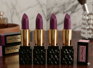 Wine Lipstick Pack of 4 Bold Matte Finish Rich Pigmented Shades