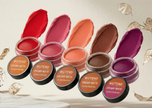 5 Tan Colour Tint WUTEND 5 Shade Lip Tint Set Pink Peach Coffee Wine Red