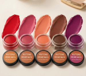 5 Tan Colour Tint WUTEND Lip Tint Kit Pink Peach Coffee Wine Red Shades