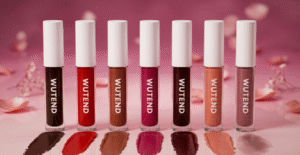 WUTEND Liquid Lipstick Pack of 7 Red Mehroon Peach Pink Coffee Brown and Pink Mauve Shades Compact Travel Size Smooth Matte Texture