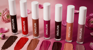 WUTEND Liquid Lipstick Pack of 7 Red Mehroon Peach Pink Coffee Brown and Pink Mauve Portable Matte Set Lightweight Comfortable Wear