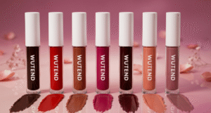 WUTEND Liquid Lipstick Pack of 7 Red Mehroon Peach Pink Coffee Brown and Pink Mauve Travel Friendly Matte Look Highly Pigmented Formula